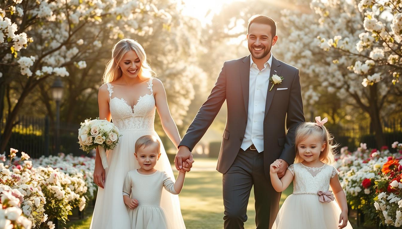 A União de uma Nova Família: Como Integrar Filhos Pequenos no Protocolo do Casamento