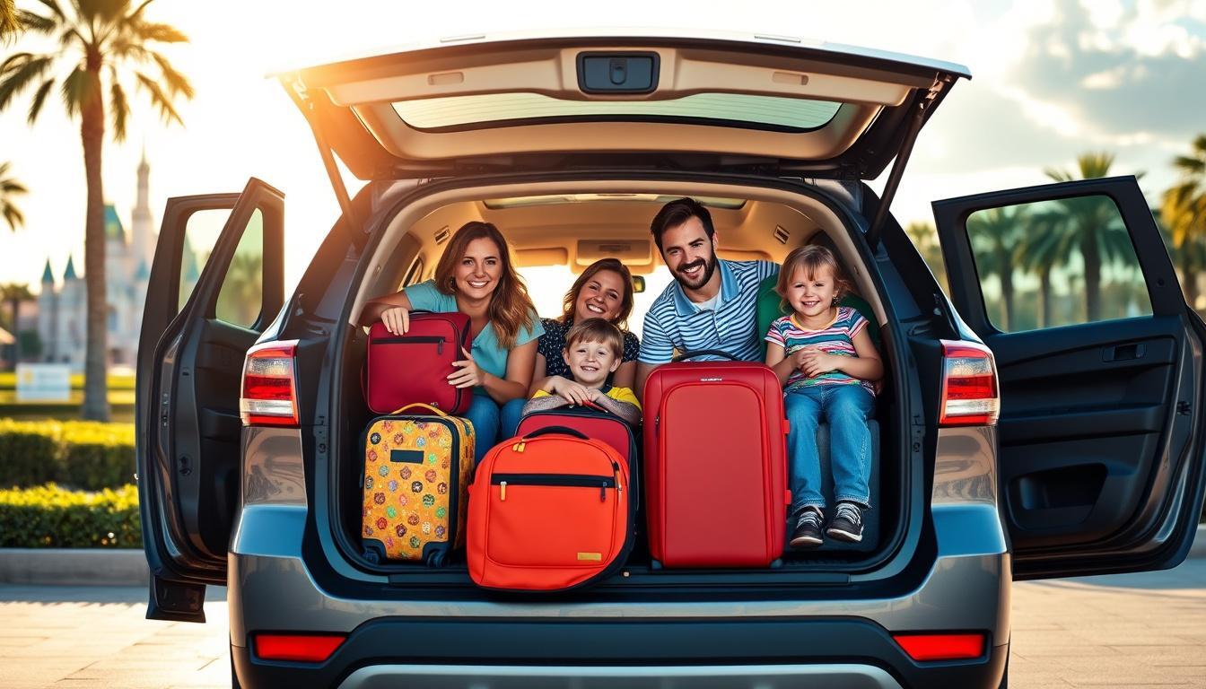 Como escolher o carro ideal para viajar com crianças em Orlando