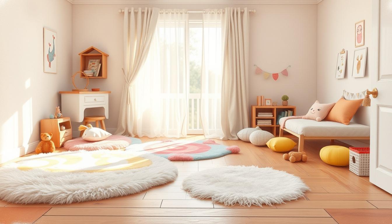 Métodos Simples para Deixar Tapetes Macios no Quarto das Crianças